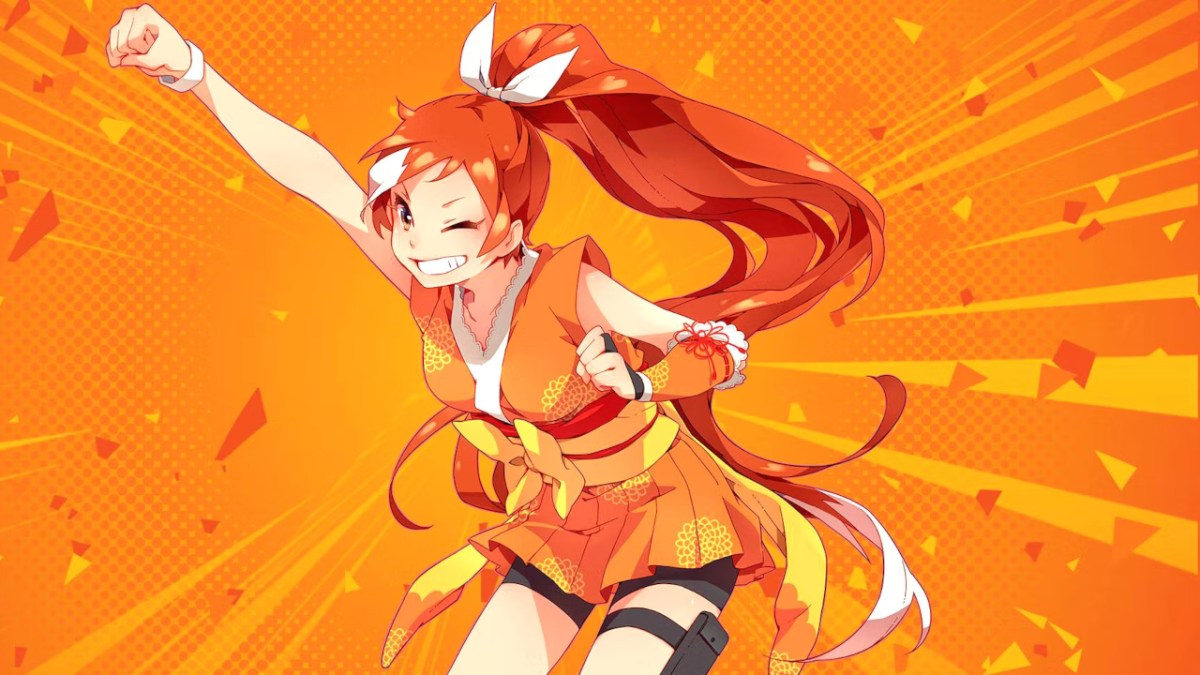 Crunchyroll Hime, punching into the air