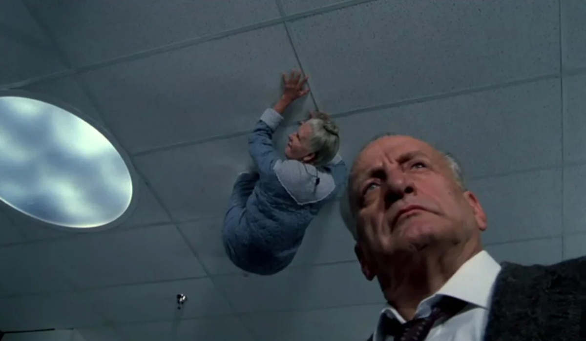 The Exorcist III roof crawling scene