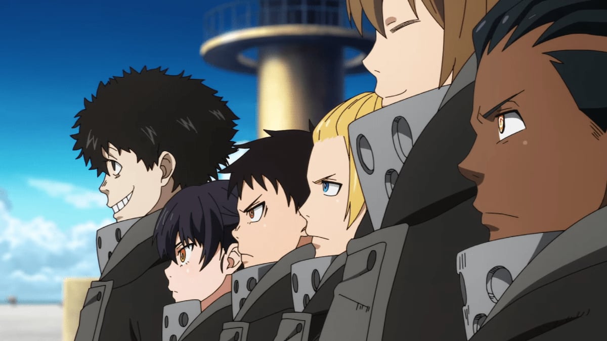 Characters from the 'Fire Force' anime