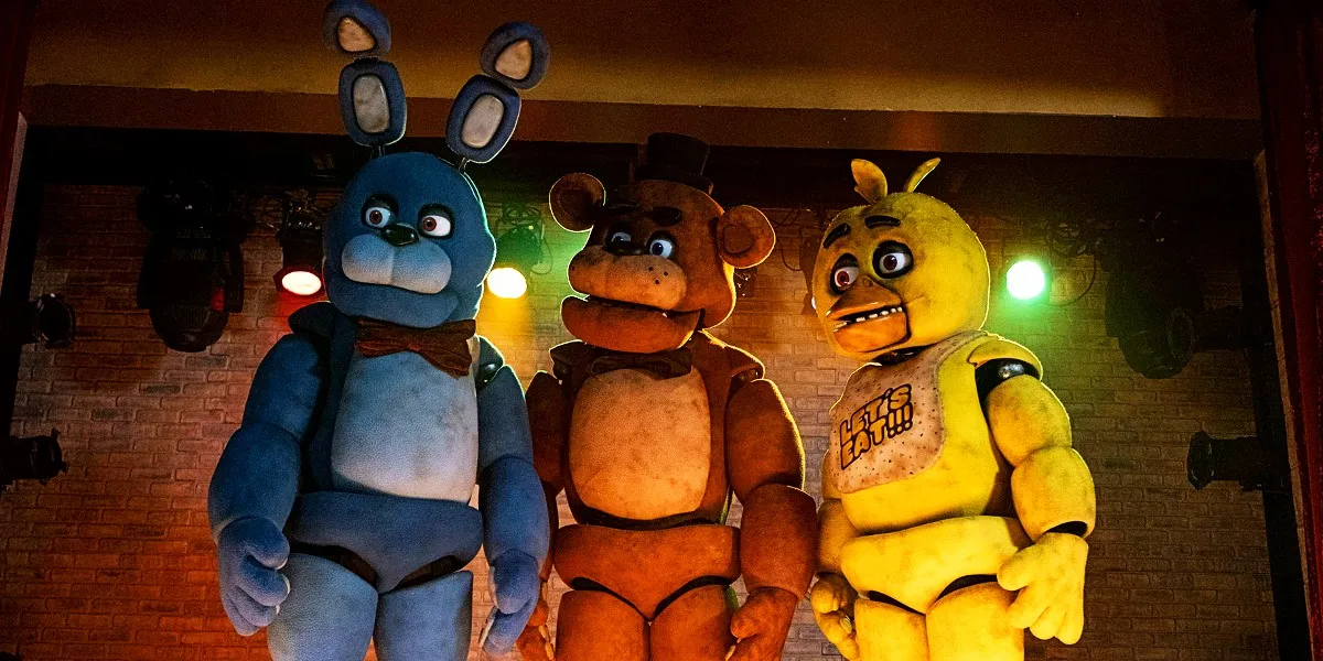 The animatronics in Five Nights at Freddy's movie
