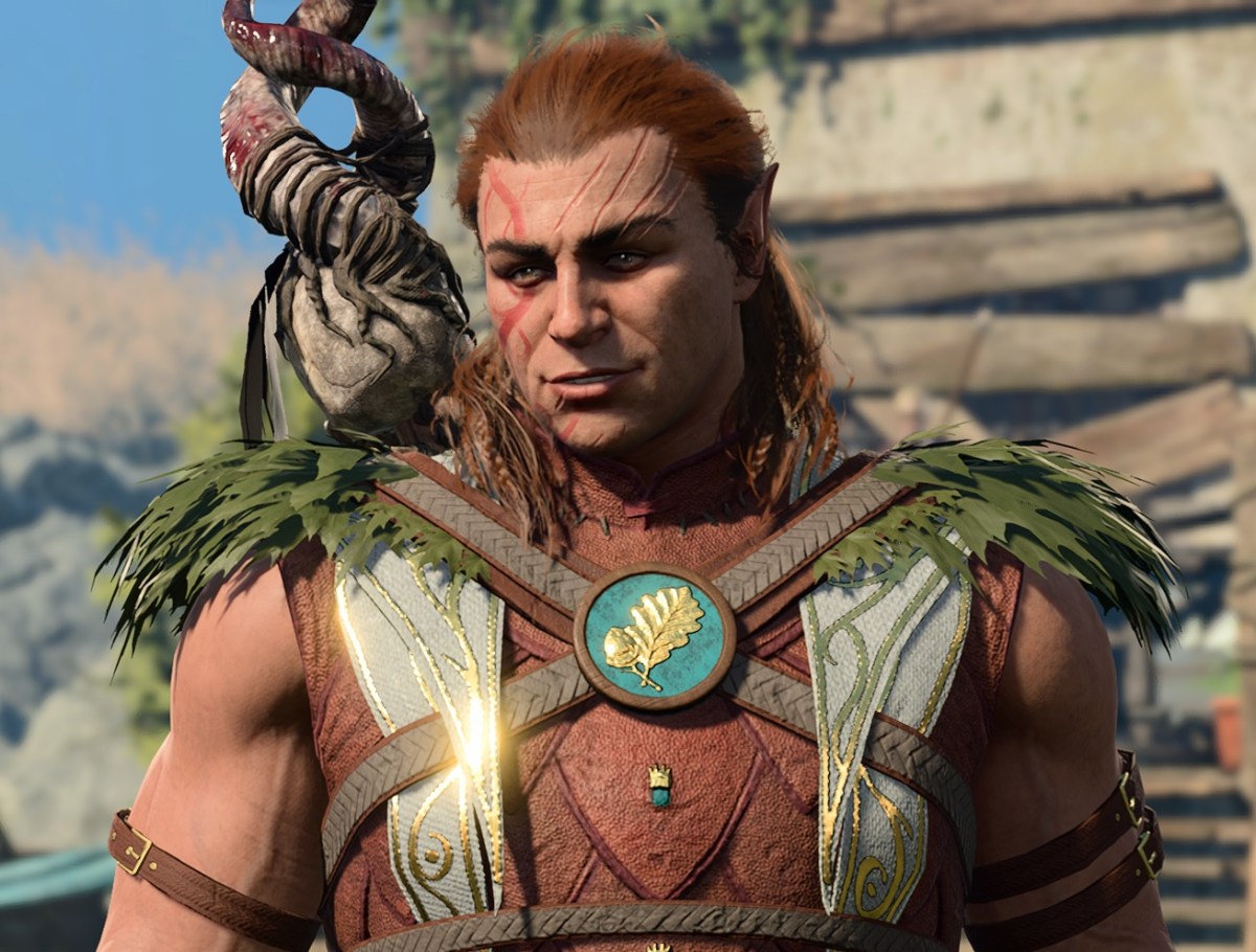 A screenshot of Halsin the Druid from Baldur's Gate 3.