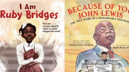 I am Ruby Bridges for children authored by Ruby Bridges herself, and Because of You, John Lewis by Andrea Davis Pinkney