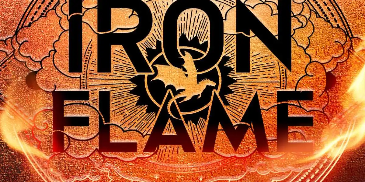 Iron Flame book cover.