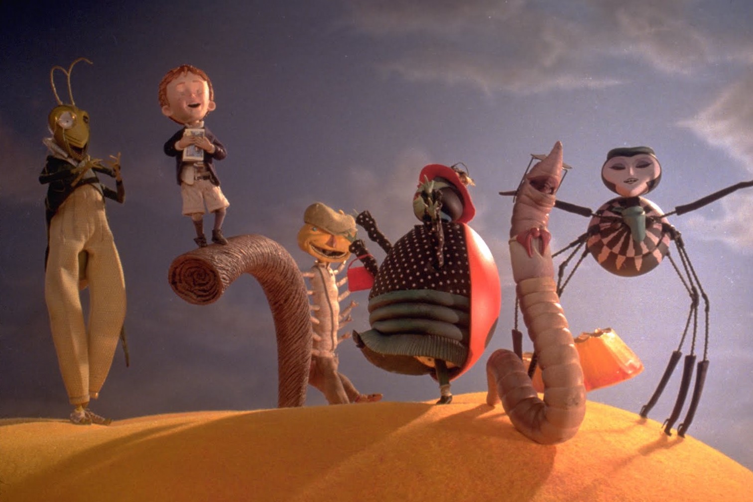 James and the bugs from James and the Giant Peach