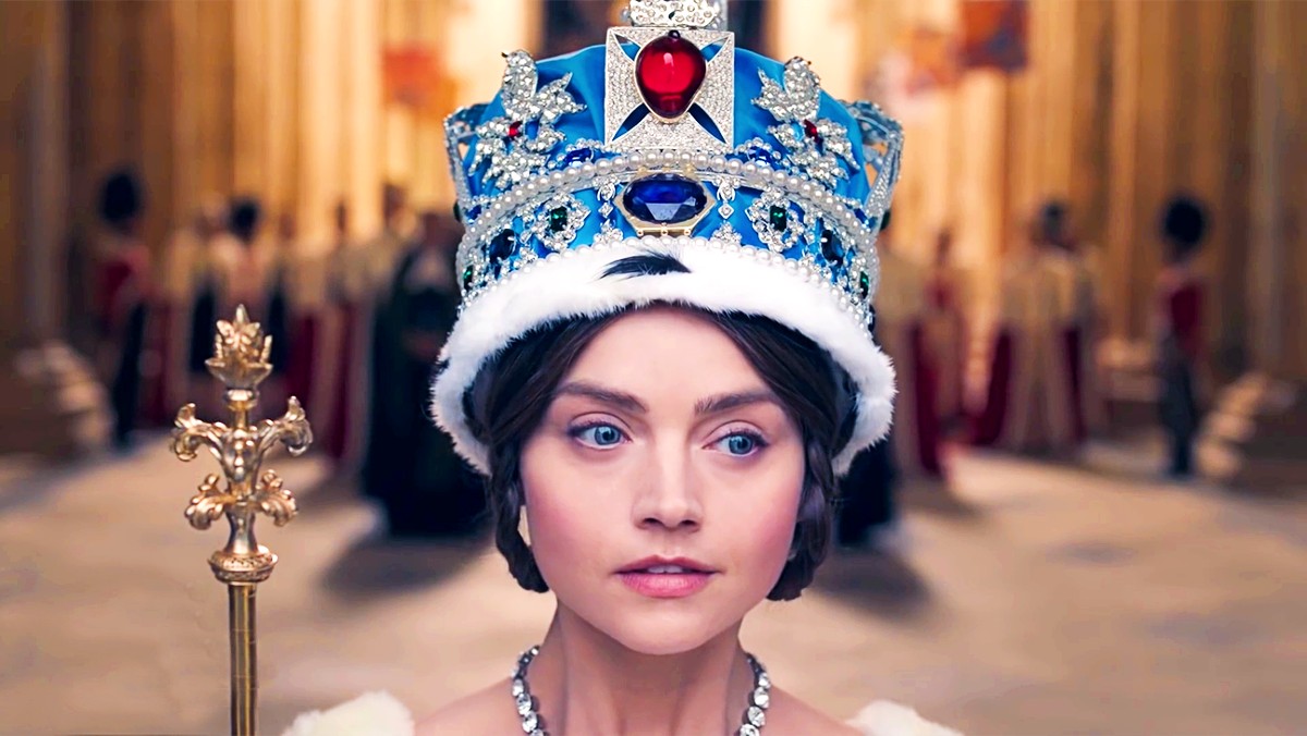 Jenna Coleman as Queen Victoria in Victoria