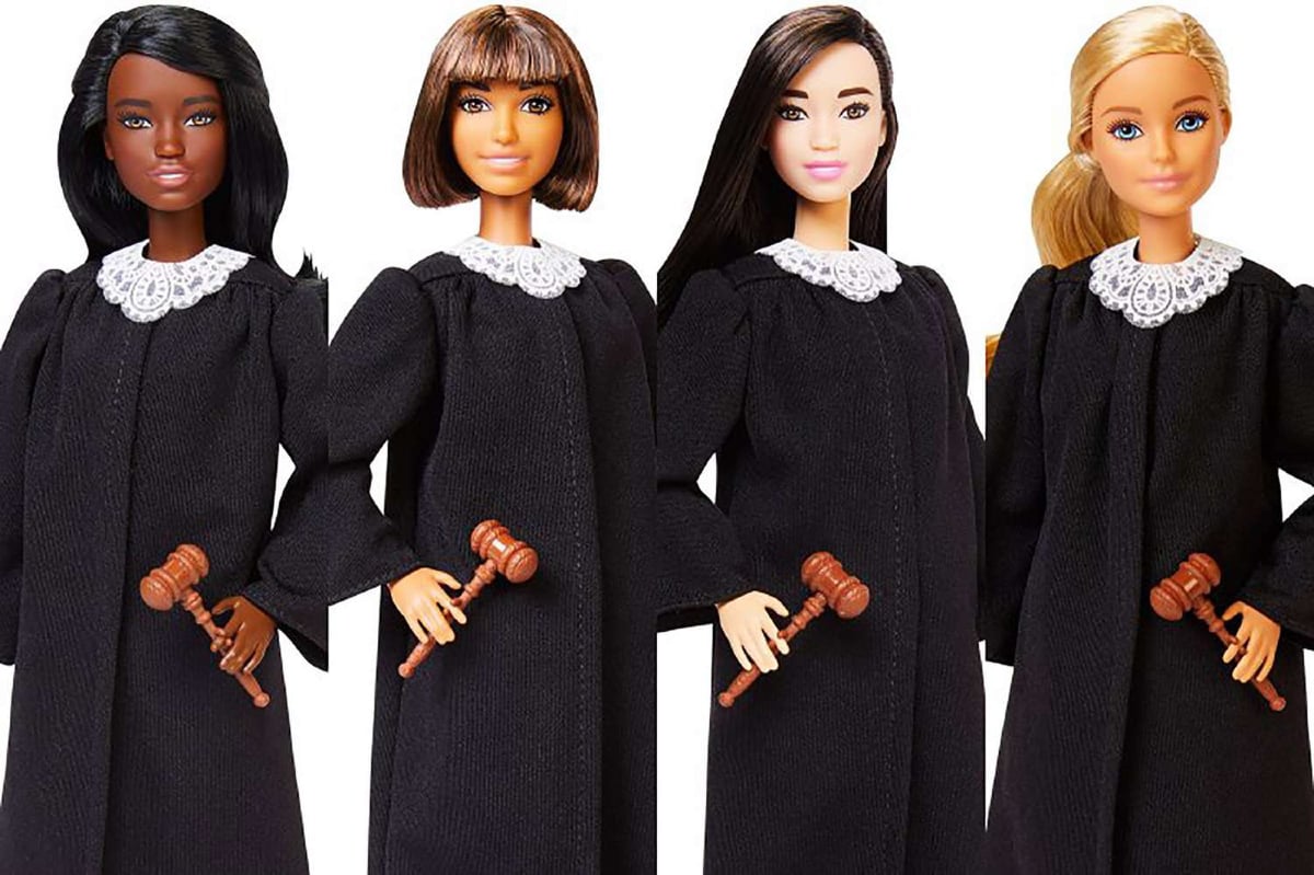 Mattel's line of Judge Barbies