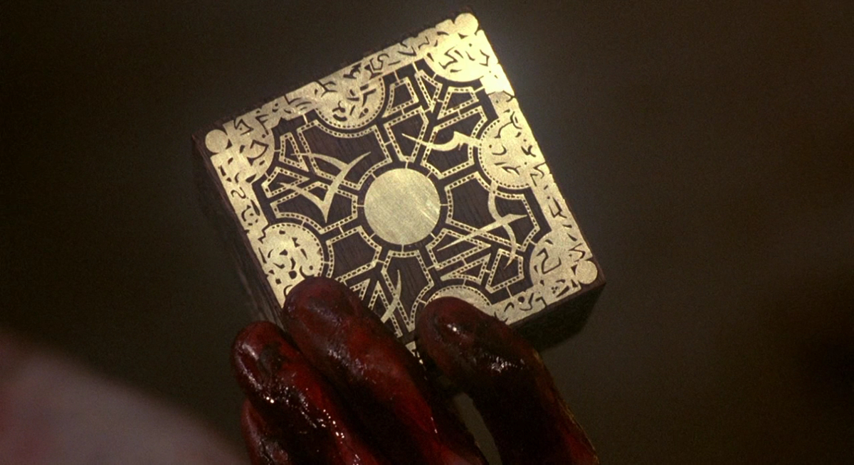 The Lament Configuration, a.k.a. the puzzle box, in 'Hellraiser'