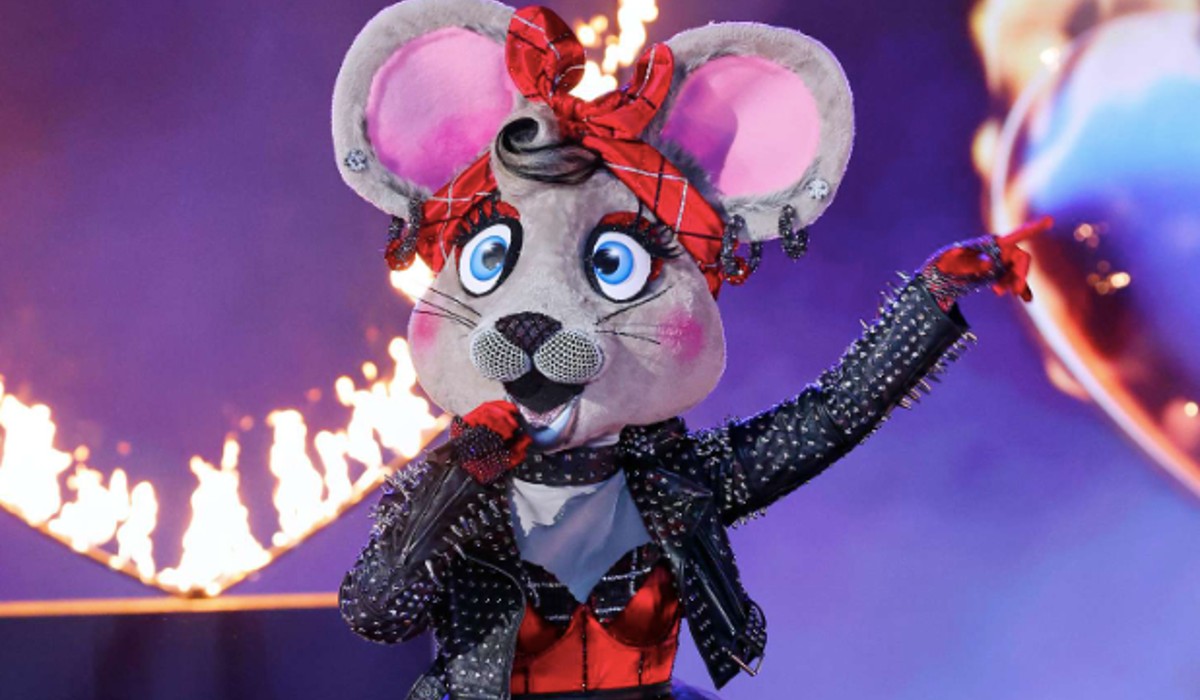 The rock and roll mouse costume from The Masked Singer