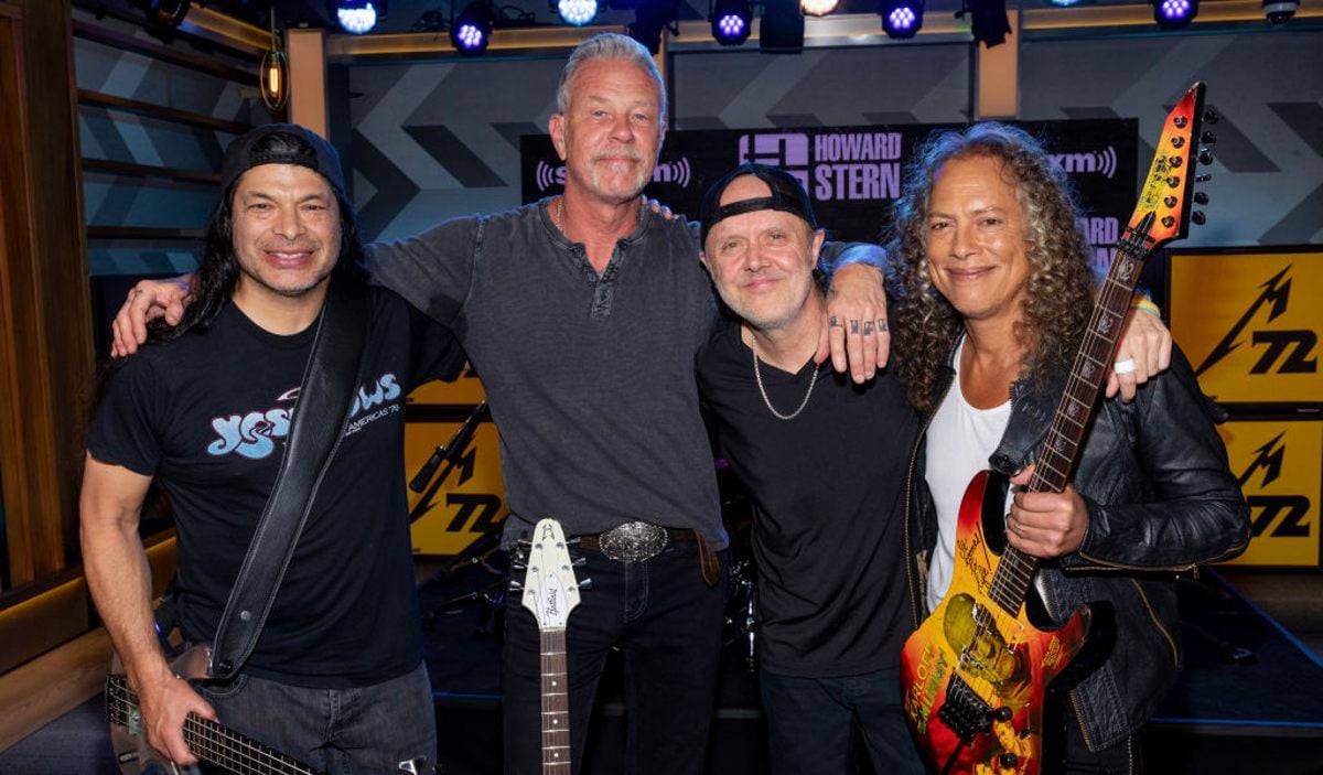 Metallica at SiriusXM event.