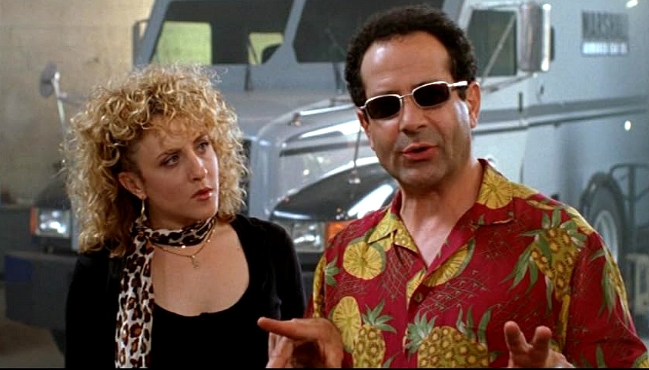 Bitty Schram and Tony Shalhoub in "Mr Monk Takes His Medicine" (Touchstone Television)