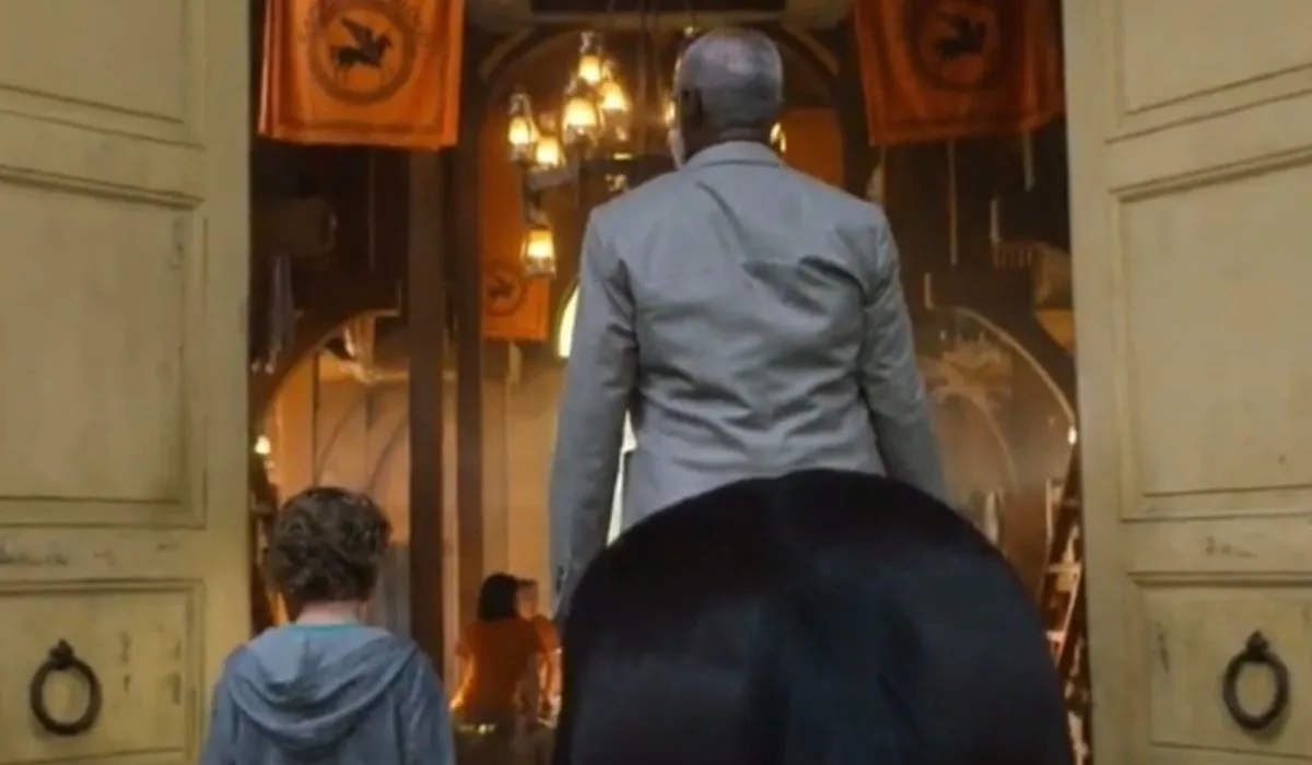 Chiron accompanies Percy Jackson into Camp Half-Blood in the first trailer for Percy Jackson and The Olympians