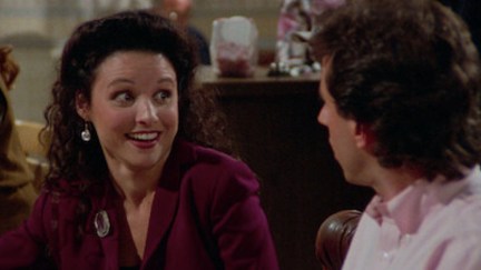 Julia Louis-Dreyfus as Elaine Benes in Seinfeld