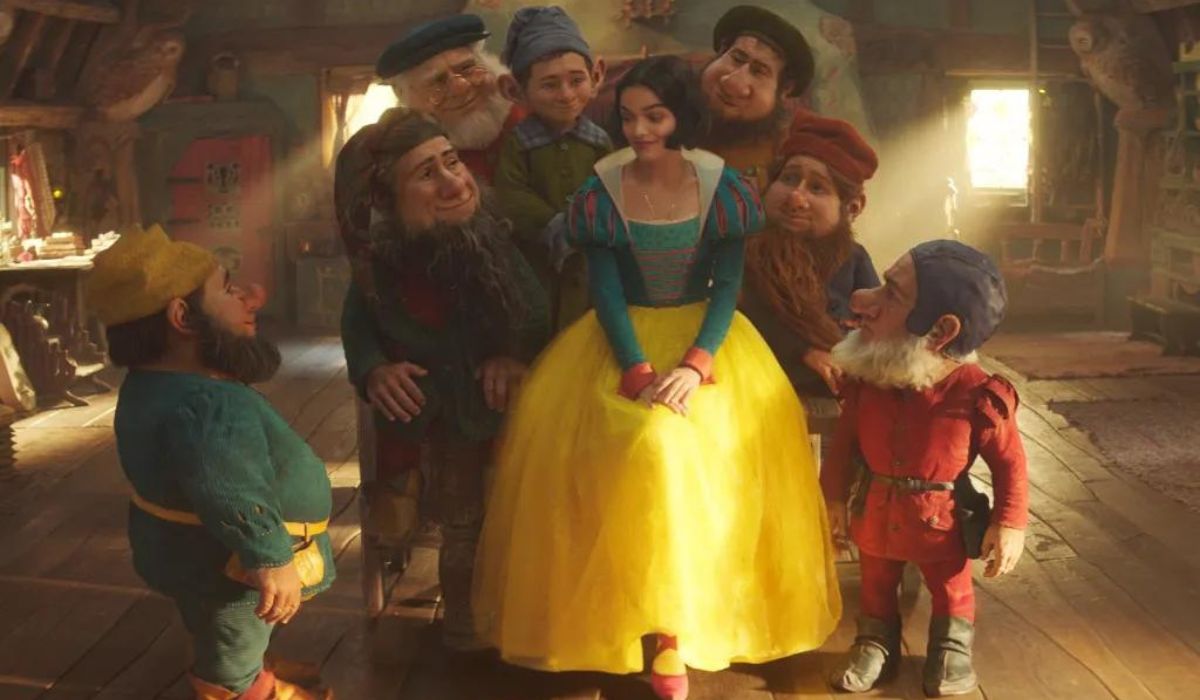 First look at Disney's live-action Snow White, which features the titular princess and the Seven Dwarfs