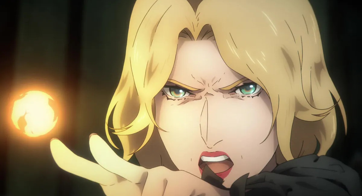 The sorceress Tera in 'Castlevania: Nocturne.'