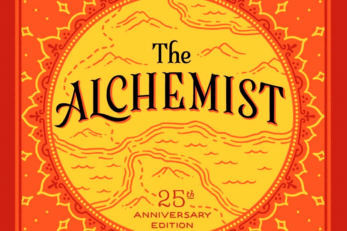 Cover for Paulo Coelho's 'The Alchemist,' 25th anniversary edition