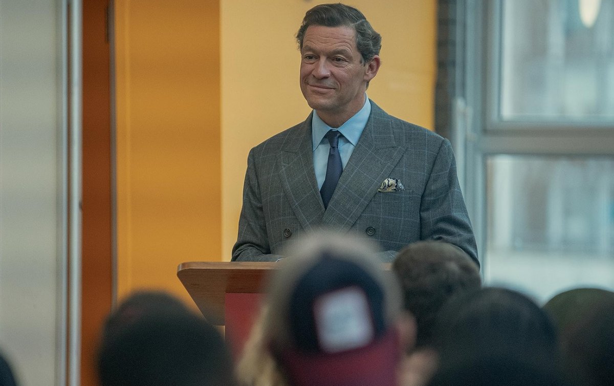 Dominic West as Prince Charles in The Crown