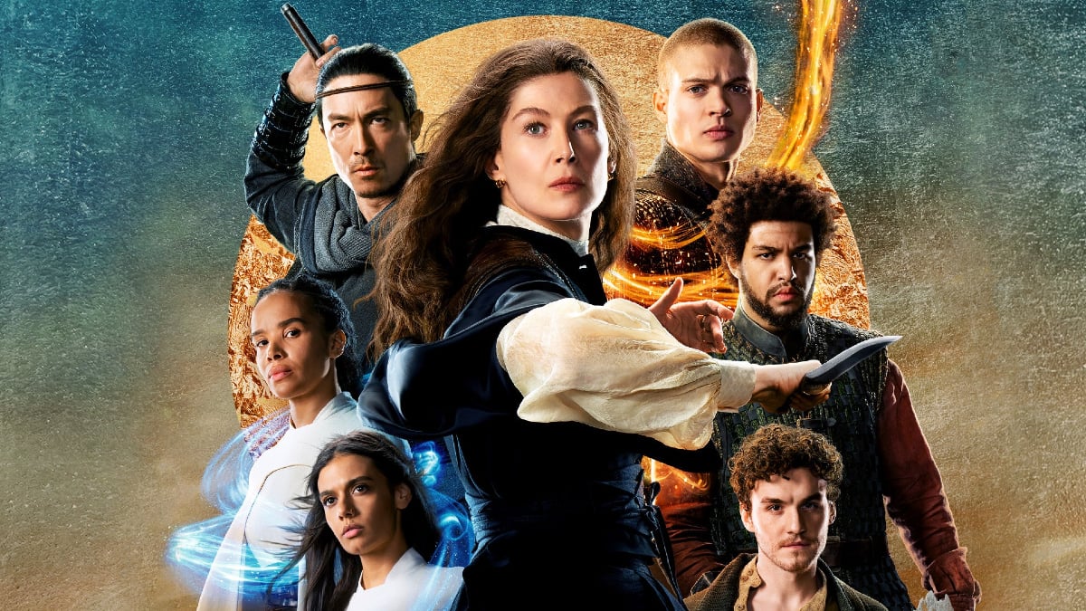 The cast of 'The Wheel of Time' in key art for the Prime Video series