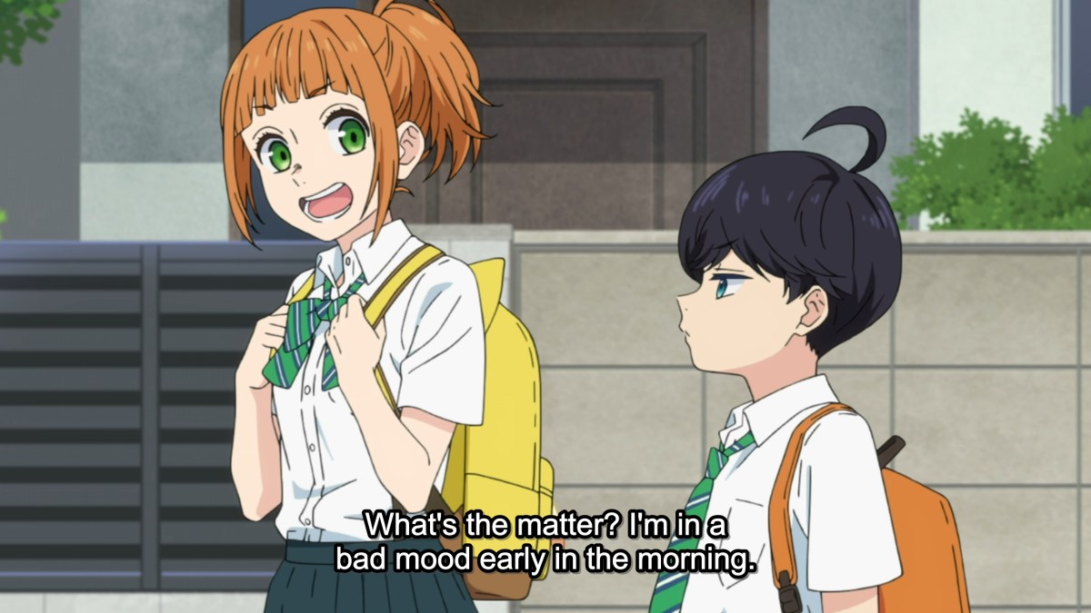 An example of a poorly translated scene in The Yuzuki Family's Four Sons on Crunchyroll.