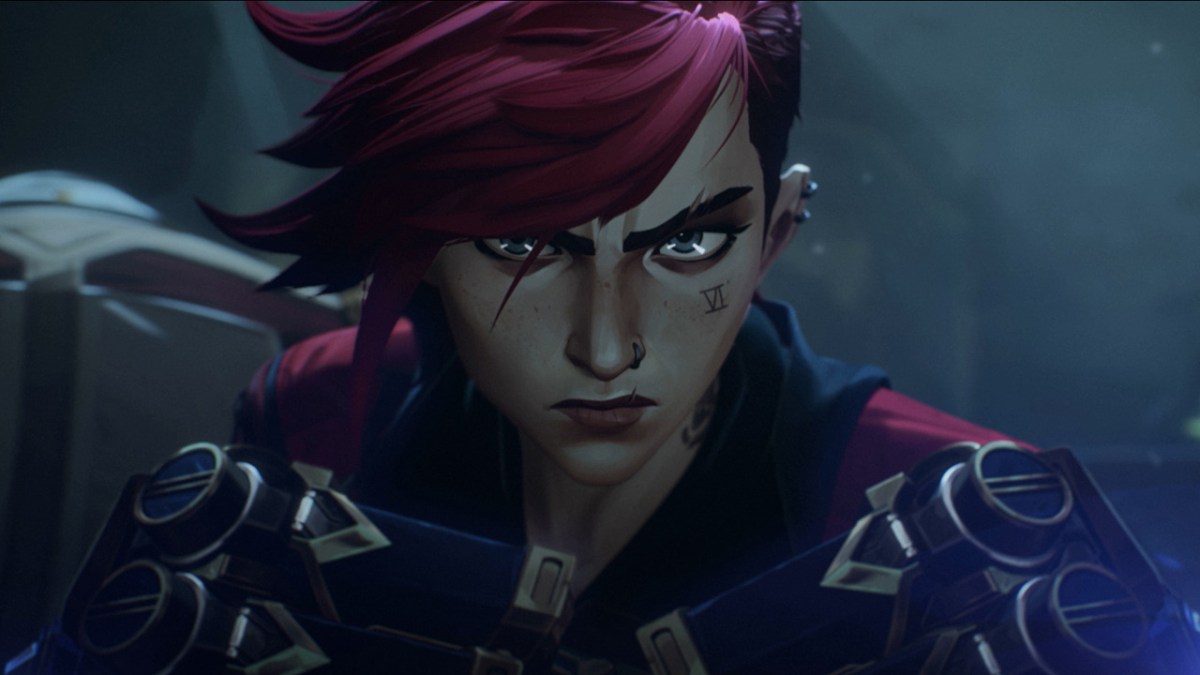 Vi in fight stance from Arcane