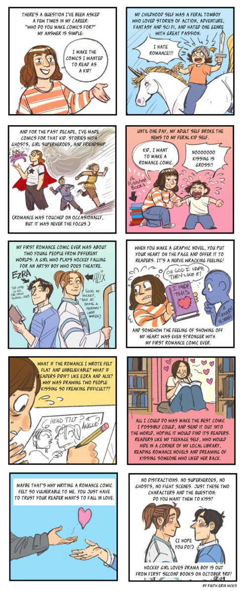 Why Faith Erin Hicks Created Hockey Girl Loves Drama Boy