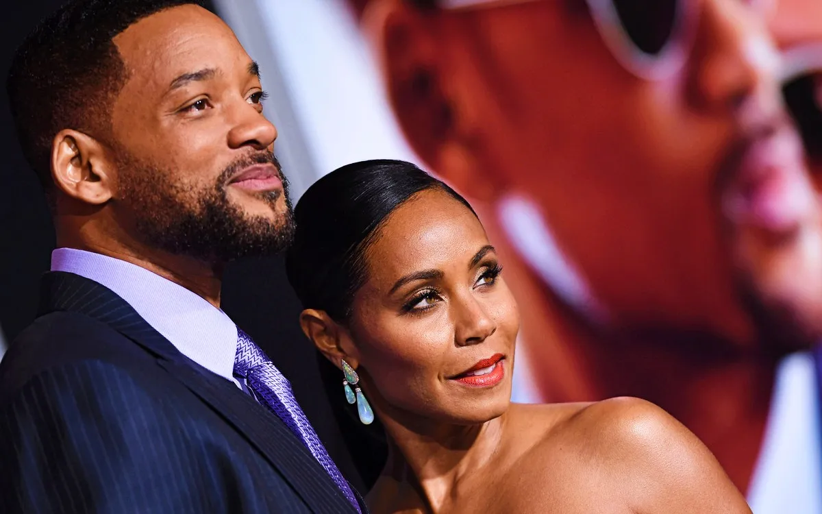 Will Smith and Jada Pinkett Smith at the premiere of Focus