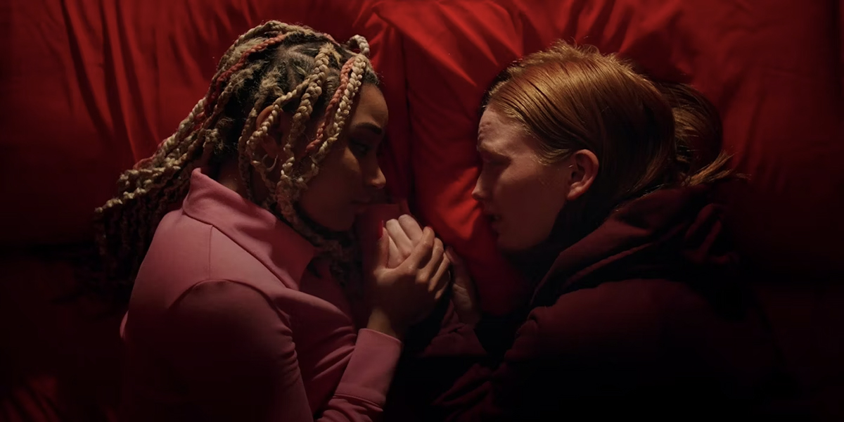 Bobbi Salvör Menuez and Amandla Stenberg in My Animal