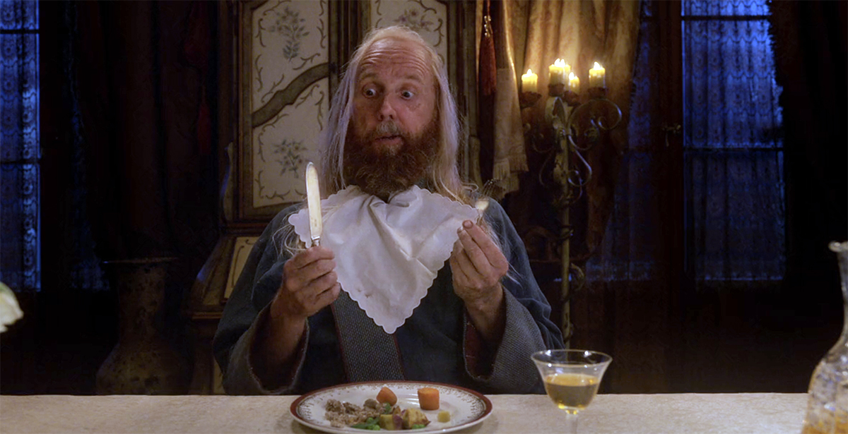  Ewen Bremner as Buttons in our flag means death