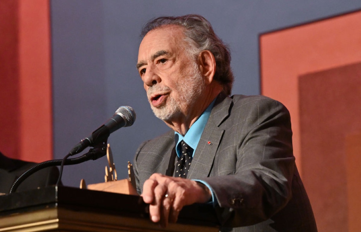 Francis Ford Coppola speaks onstage during the 2023 IMAGE Awards Gala.