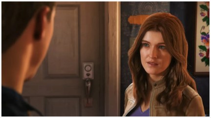 Peter Parker and Mary Jane in Sony's 'Spider-Man 2' video game.