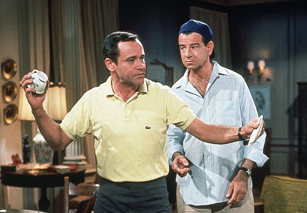 Jack Lemmon and Walter Mathau in the Odd Couple