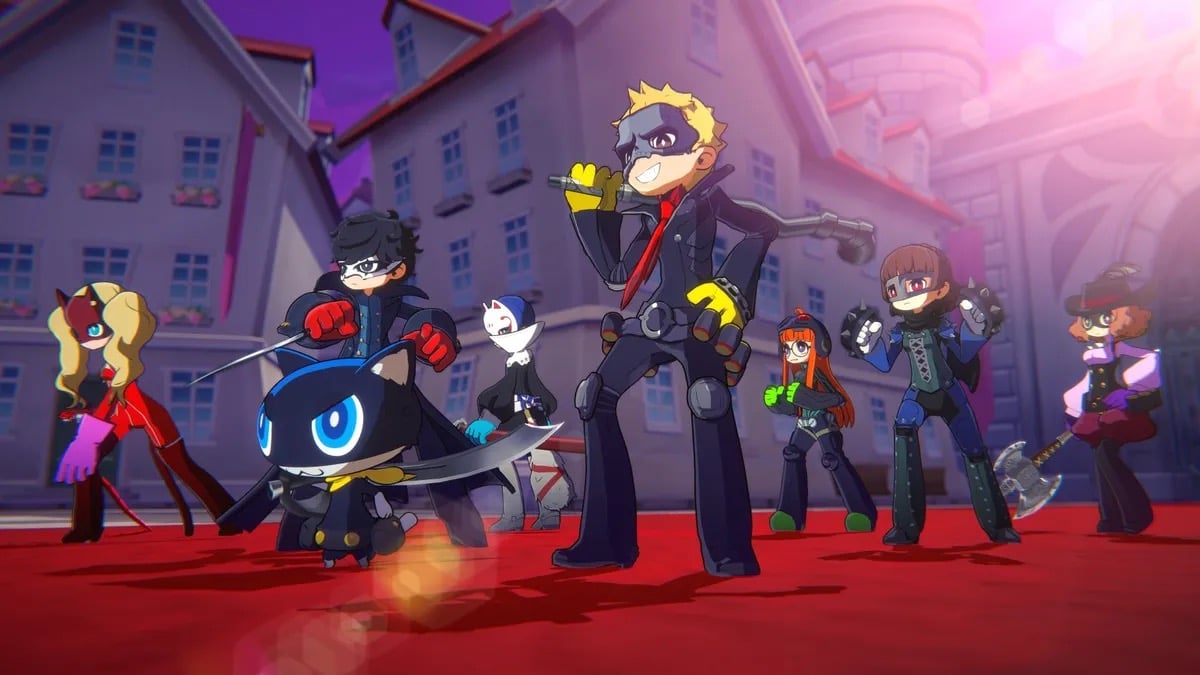 The Phantom Thieves of Heart prepare for battle in "Persona 5 Tactica"