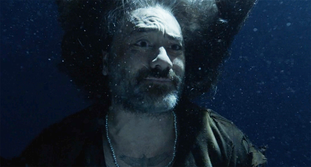Taika Waititi in the ocean in our flag means death