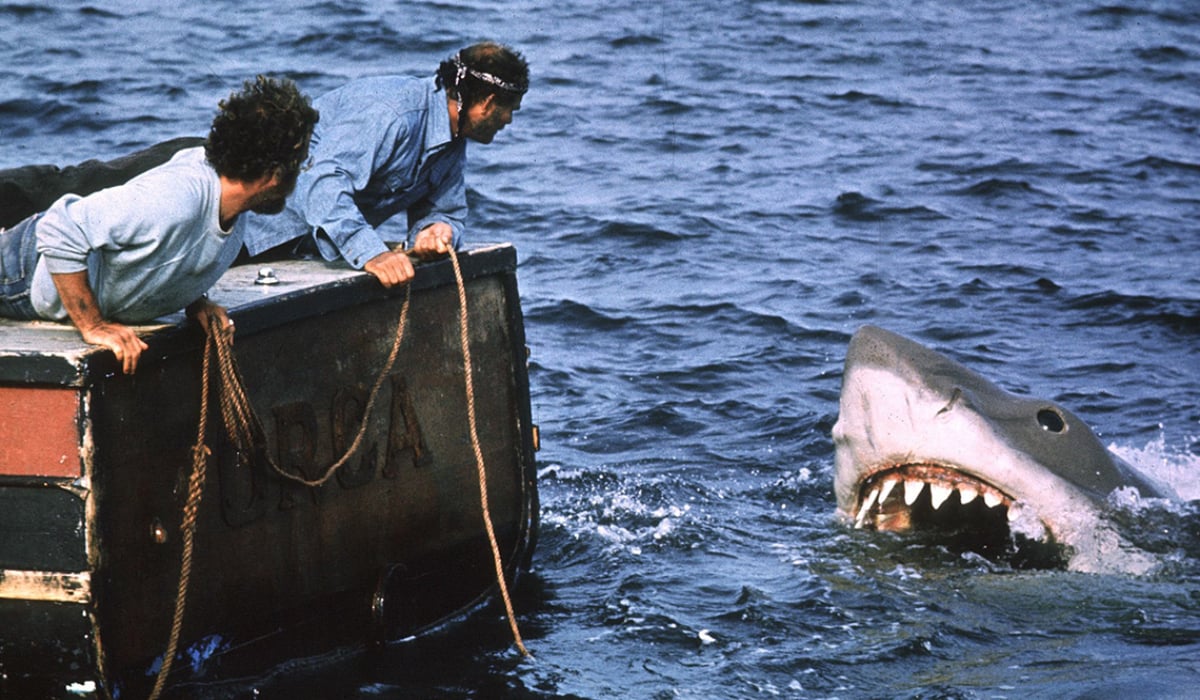 Richard Dreyfuss and Robert Shaw in "Jaws."