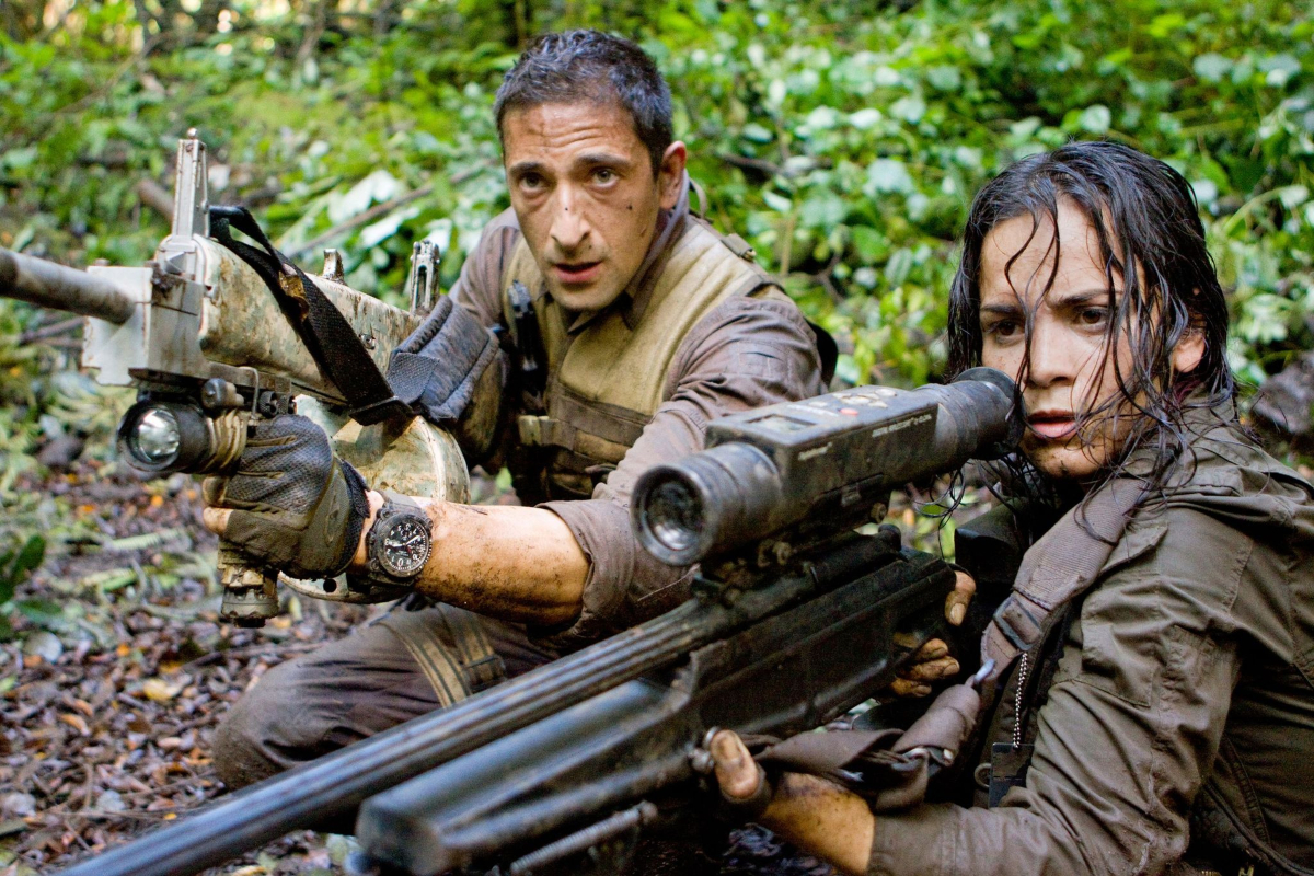 Adrien Brody and Alice Braga in Predators