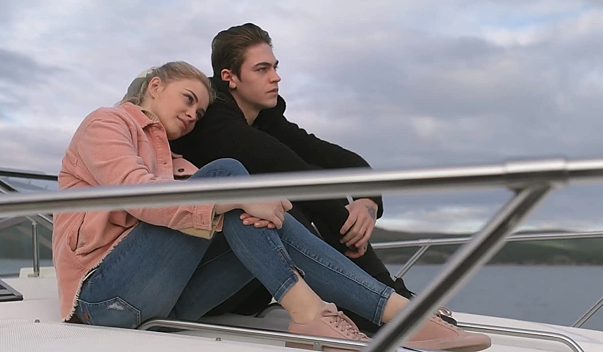 Josephine Langford and Hero Fiennes Tiffin in After We Fell 