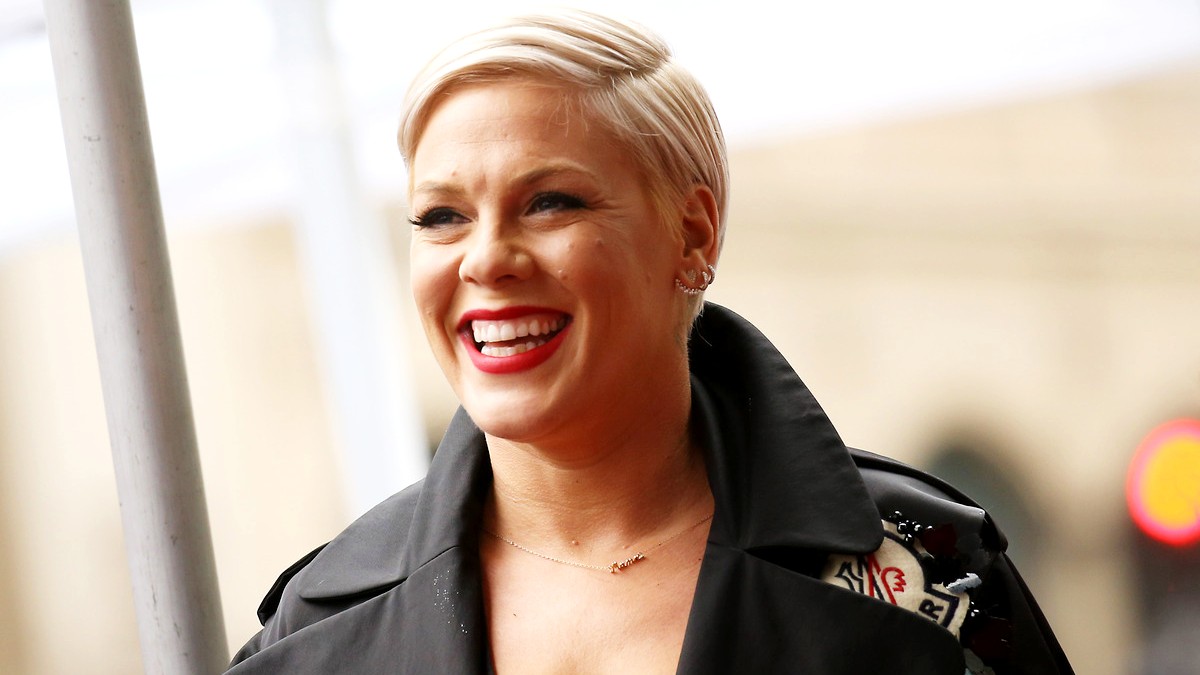Alecia Beth Moore (a.k.a. P!nk) at the Hollywood Walk of Fame