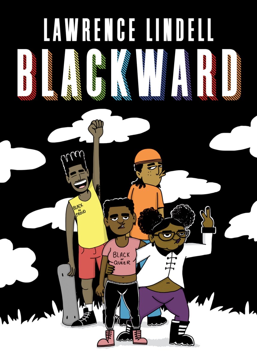 The book cover for Lawrence Lindell's Blackward