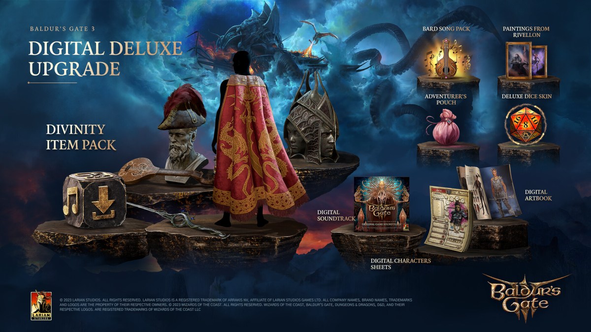 Baldurs Gate 3 Digital Deluxe Edition DLC via Larian