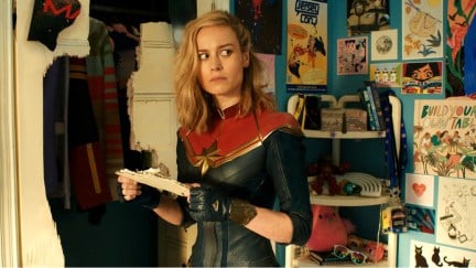 Brie Larson as Carol Danvers in Ms. Marvel post-credit scene