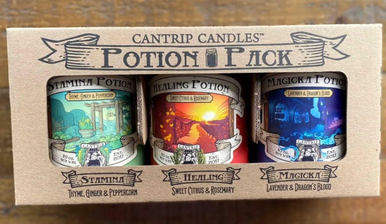 Cantrip Candles Potion Pack