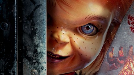 Chucky from 'Child's Play' in promotional art for 'Dead by Daylight'