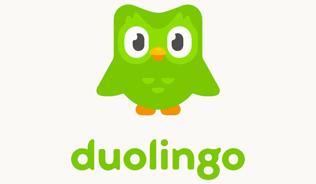 The duolingo logo and its owl icon