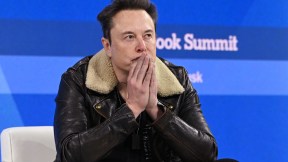 Elon Musk at the 2023 DealBook Summit