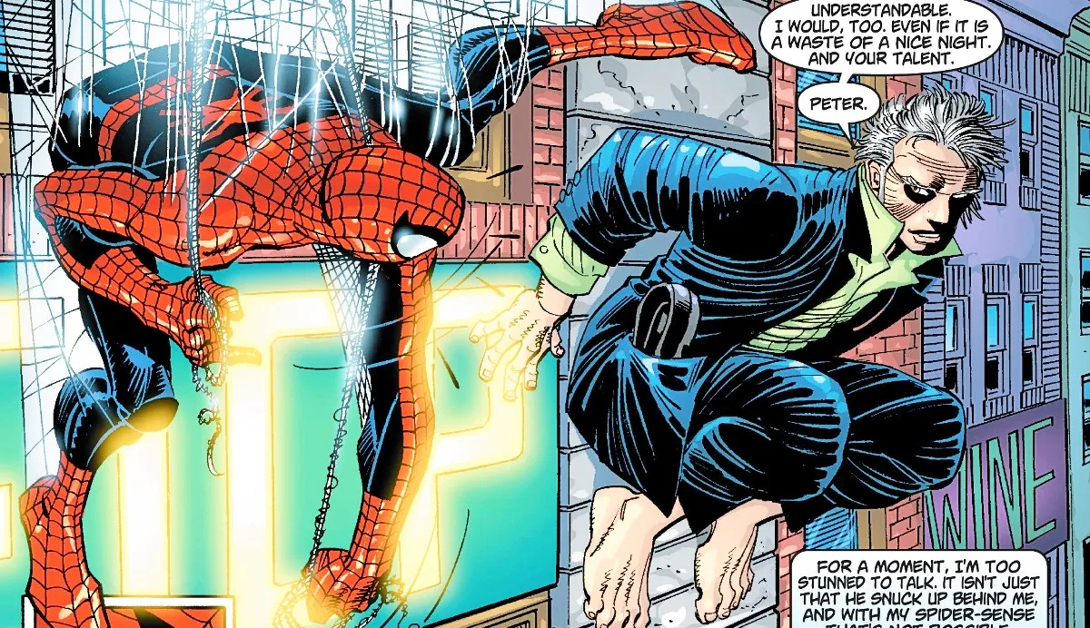Ezekiel Sims and Spider-Man 