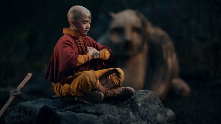Gordon Cormier as Aang in Avatar: The Last Airbender