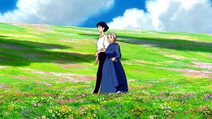 Howl showing Sophie around in his safe space for the first time in Howl's Moving Castle