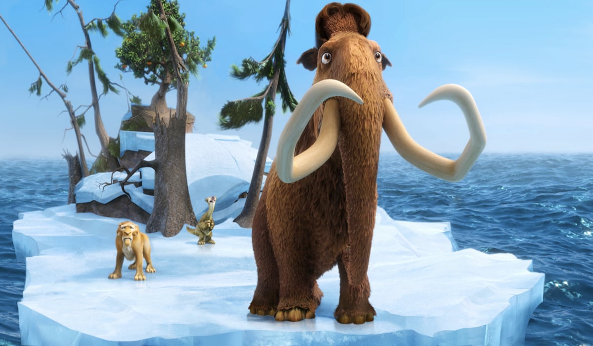 Manny (Ray Romano), Diego (Denis Leary) and Sid (John Leguizamo) return in Ice Age: Continental Drift.