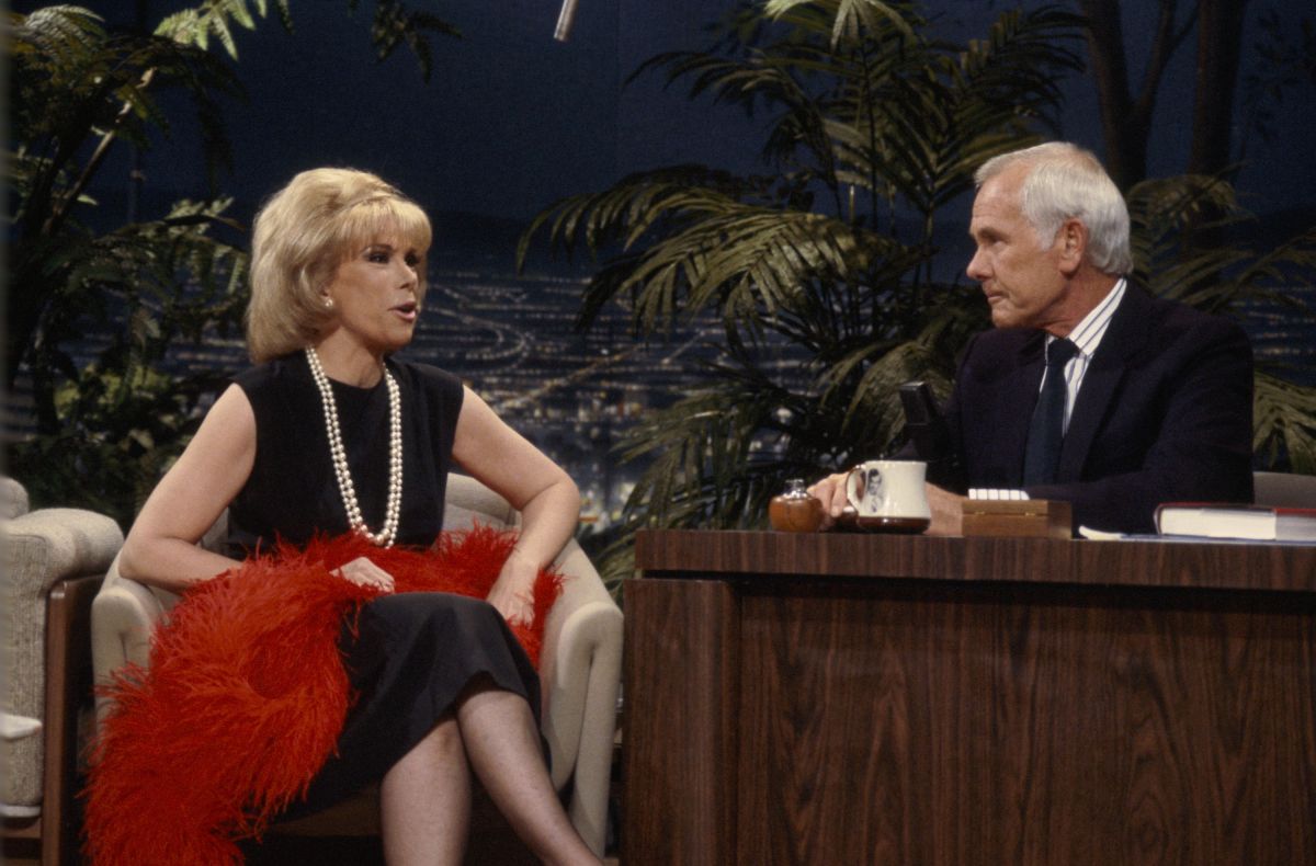 Joan Rivers as a guest on The Tonight Show with Johnny Carson