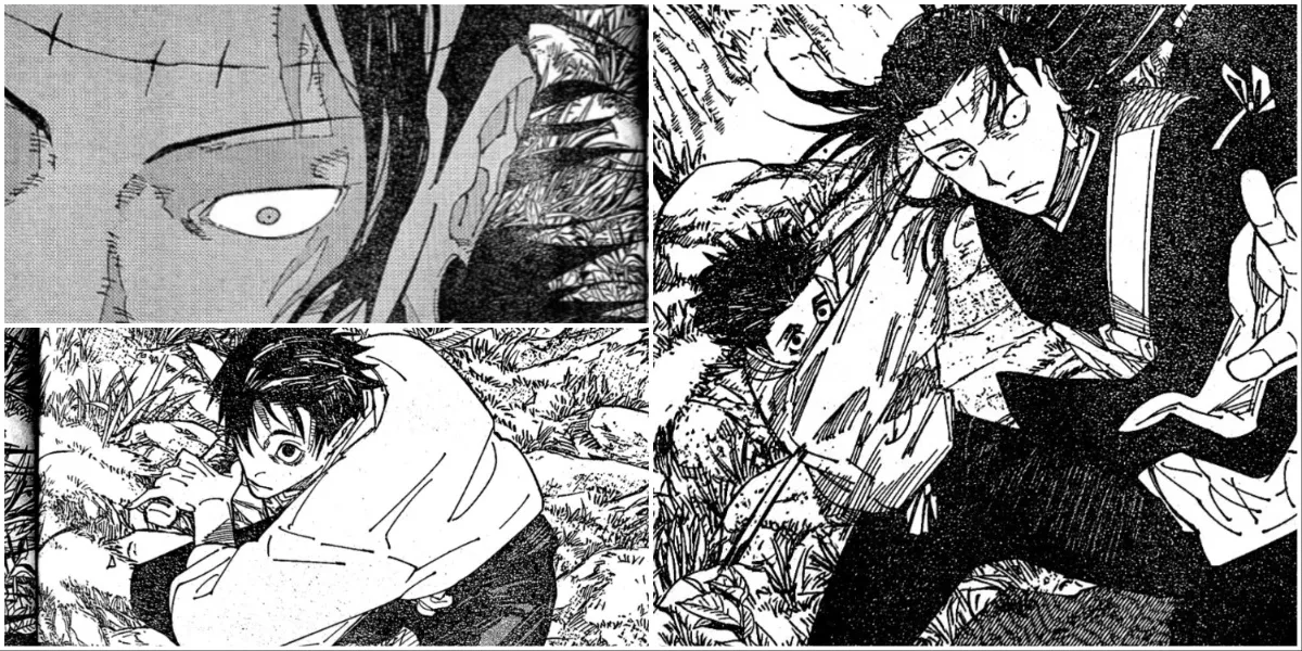Jujutsu Kaisen Chapter 243, Yuta successfully beheading Kenjaku.