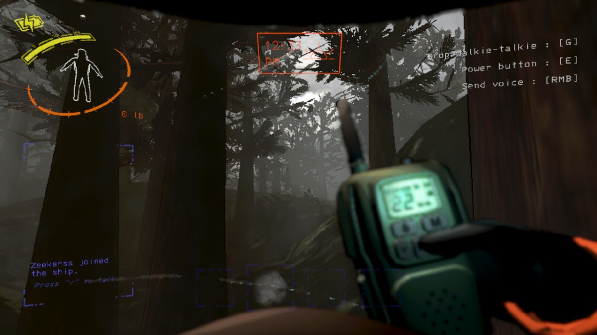 Lethal Company Gameplay Walkie Talkie